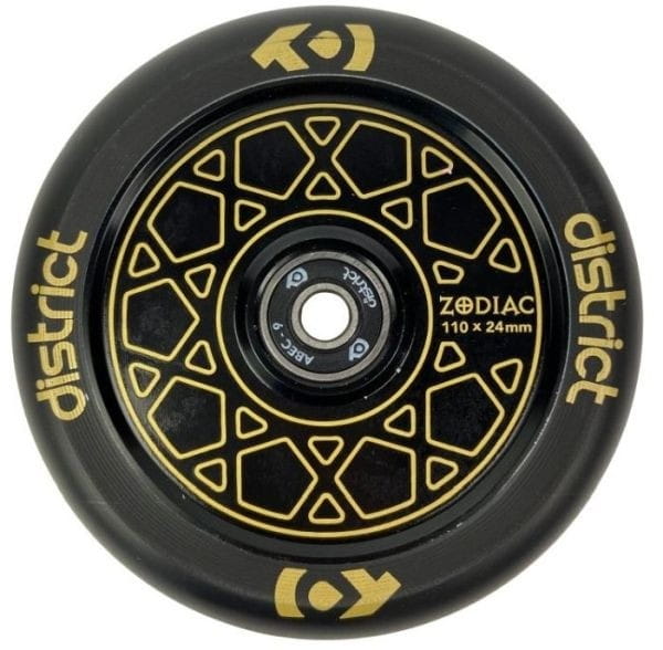 Kółko District Zodiac 110 mm Gold / Black