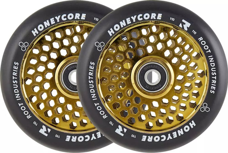 Kółka Root Industries Honeycore Black/Gold 110mm - 2 Pak