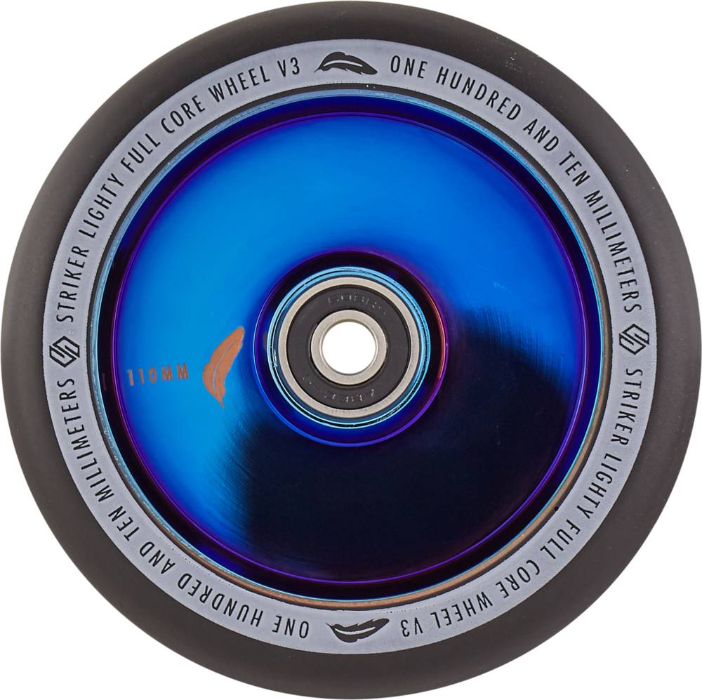 Kółko Striker Lighty Full Core V3 110mm Blue Chrome