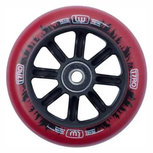 Kółko Longway Tyro Nylon 110 mm Red/Black Flame