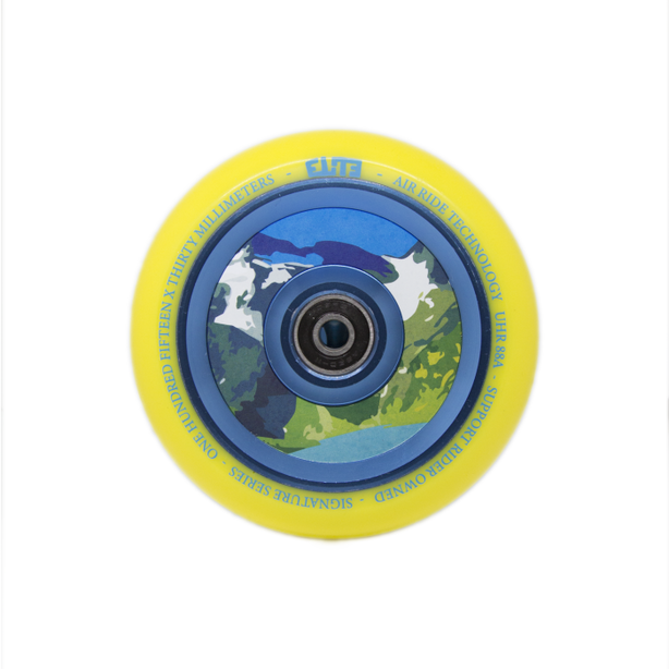 Kółka Elite Air Ride 115mm X 30mm - Yellow&Blue 2-Pak