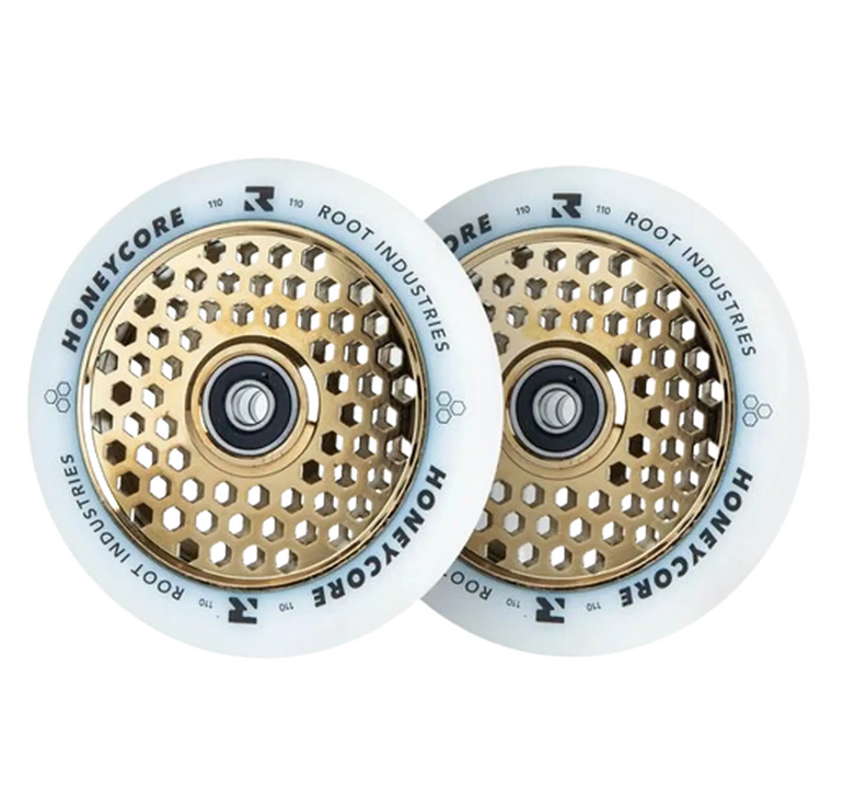 Kółka Root Honeycore White/Gold  110mm - 2 Pak