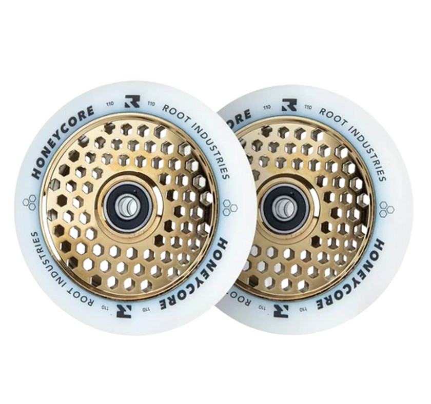 Kółka Root Honeycore White/Gold  110mm - 2 Pak