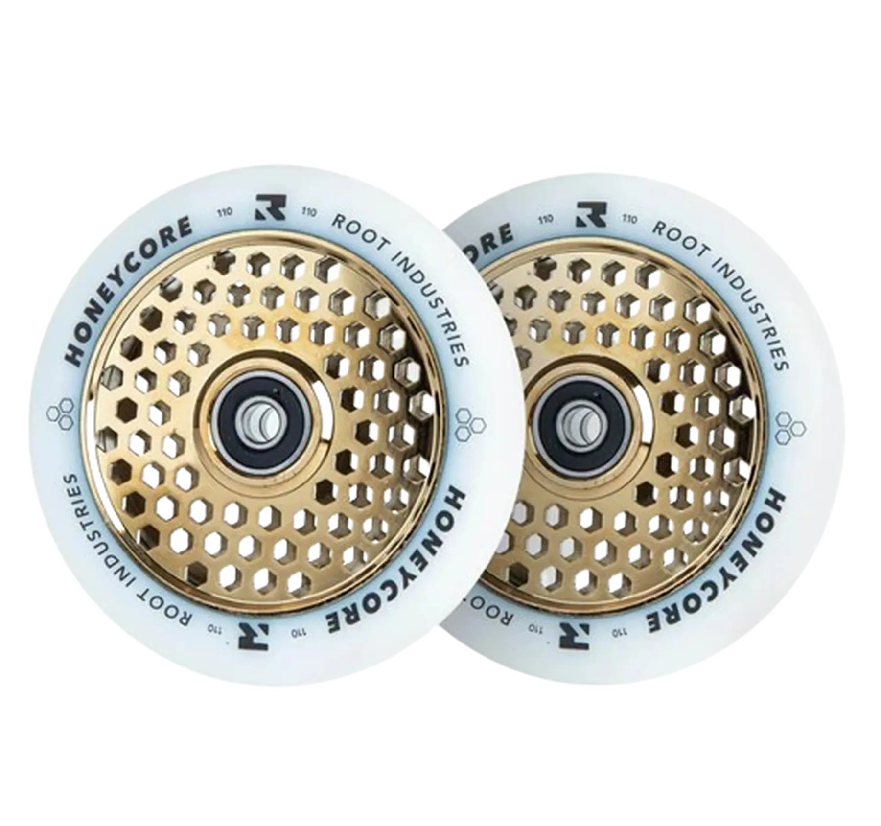Kółka Root Honeycore White/Gold  110mm - 2 Pak