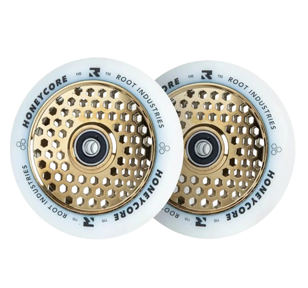 Kółka Root Honeycore White/Gold  110mm - 2 Pak