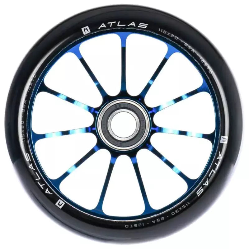 Kółko Ethic Atlas Pro Scooter 115mm 12STD Chrome Blue