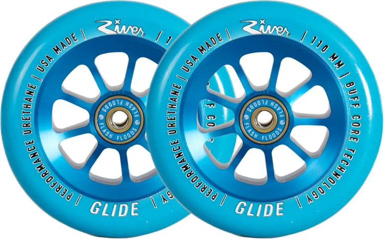 Kółka River Naturals Glide 110mm Sapphire - 2 Pak