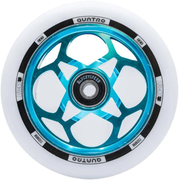 Kółko Lucky Quatro 110mm Teal White