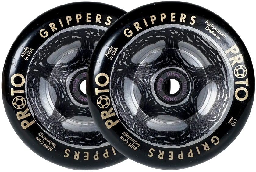 Kółka Proto Catalyst Grippers Black 110mm - 2 Pak
