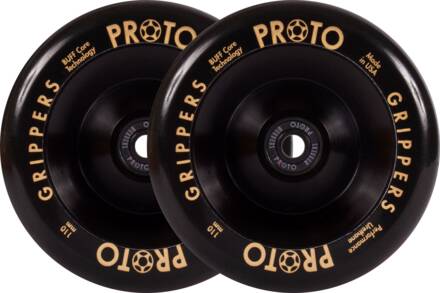 Kółka Proto Full Core Grippers Black 110mm - 2 Pak