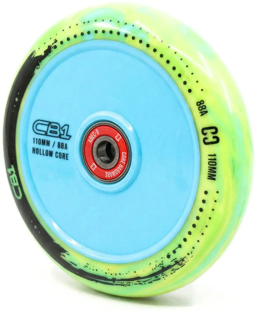 Kółko Core CB1 Hollow Plastic 110mm Green