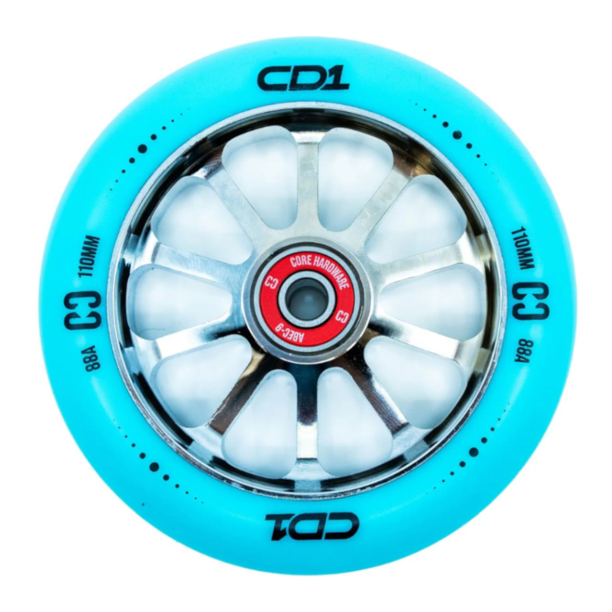 Kółko Core CD1 110mm Blue Chrom