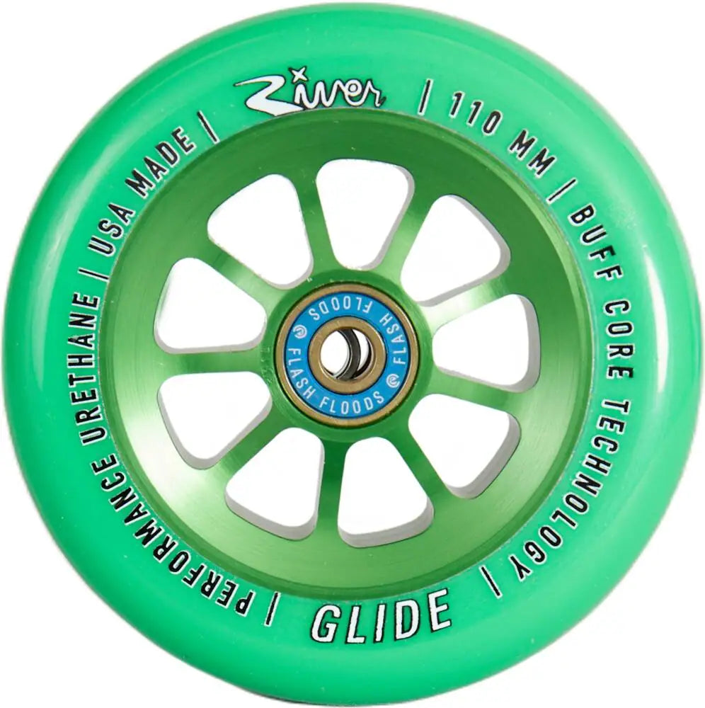 Kółka River Naturals Glide 110mm Emerald - 2 Pak