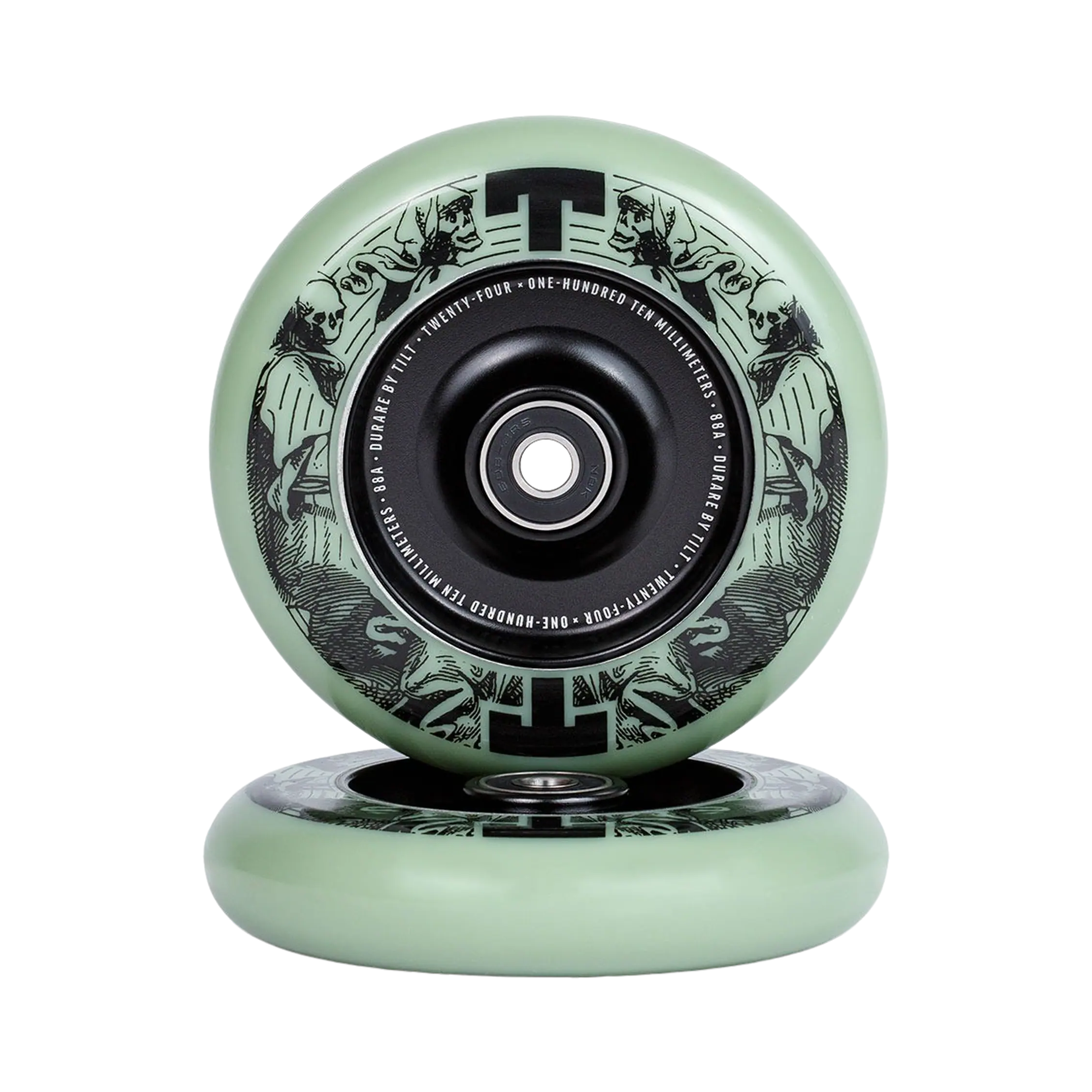 Kółka Tilt Durare Selects Phantom Green 110mm - 2 Pak