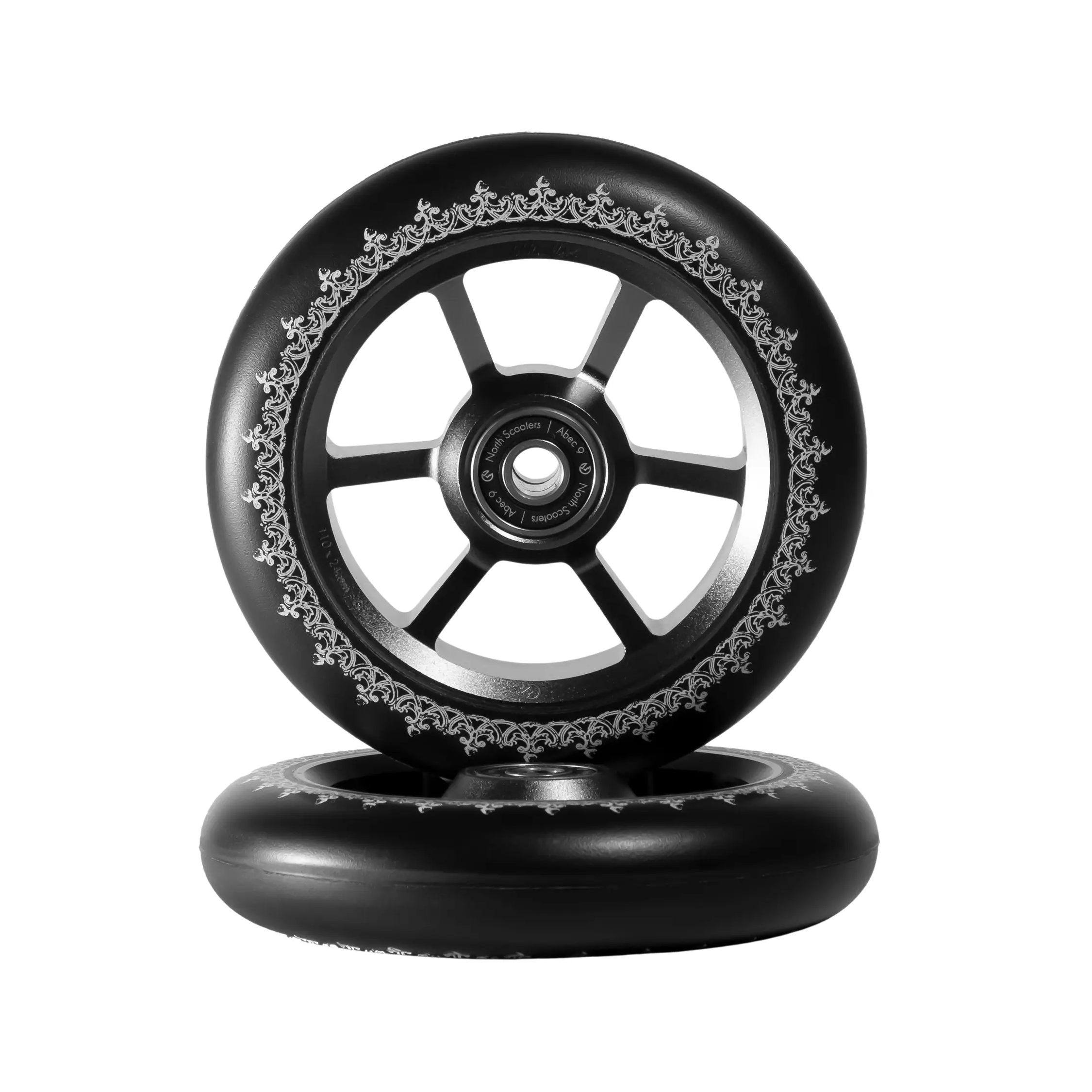 Kółka North William Holm G3 100mm Matte Black - 2 pack