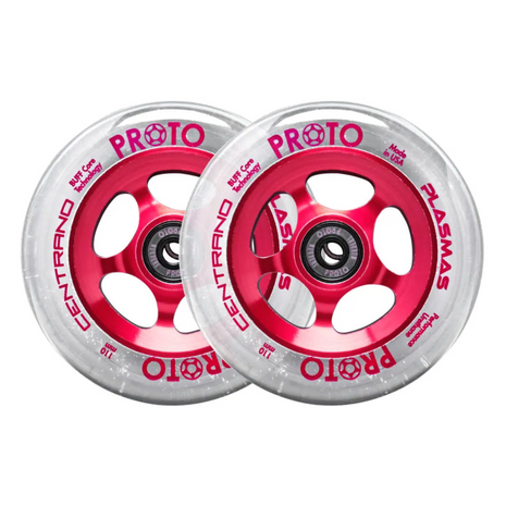 Kółka Proto x Centrano Plasmas 110mm Clear On Red