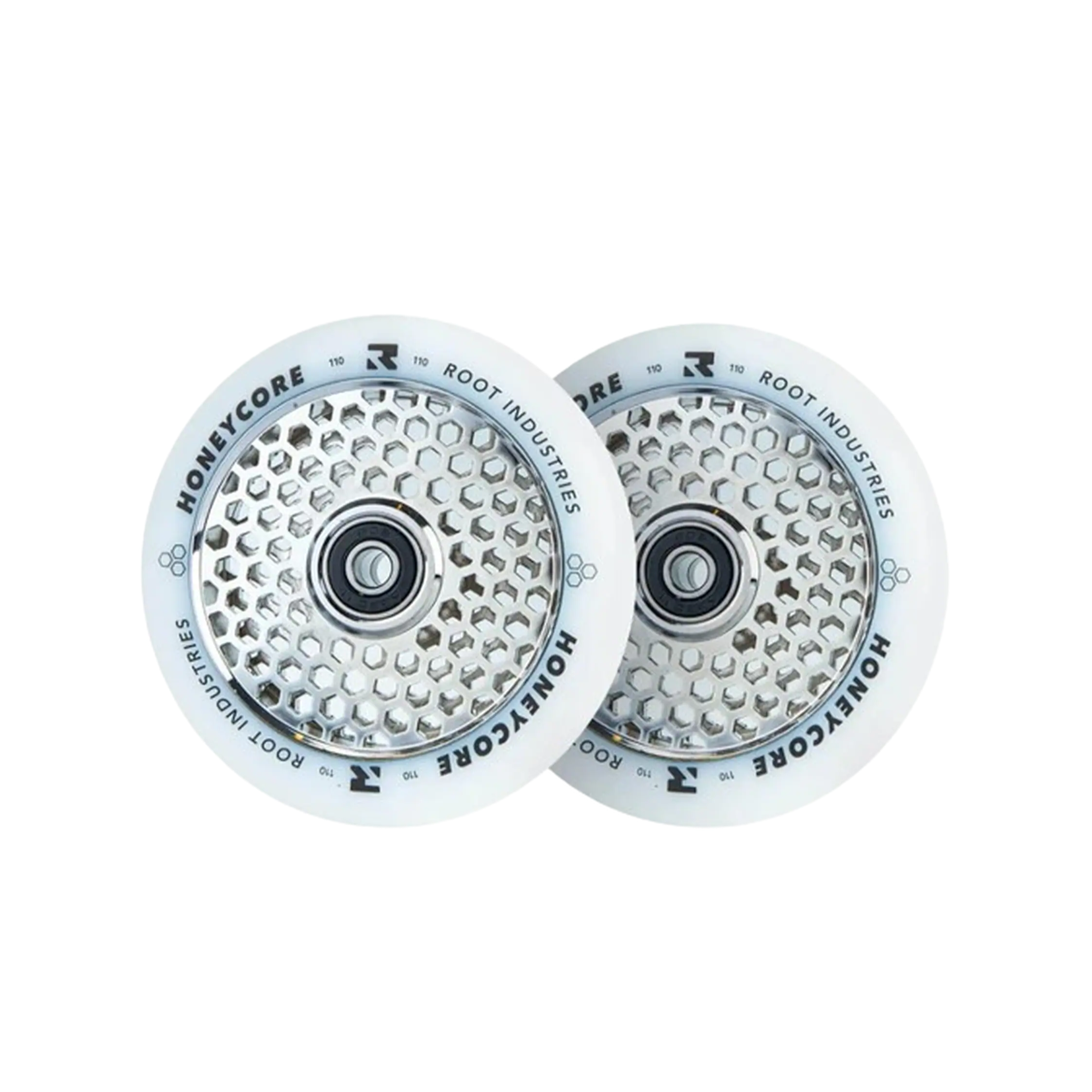 Kółka Root Honeycore White/Mirror 110mm - 2 Pack