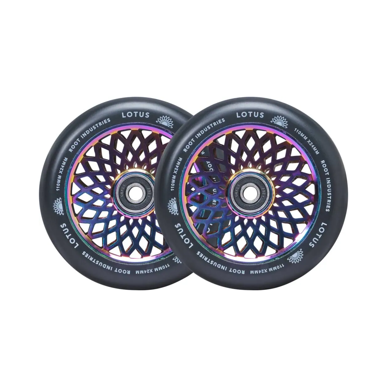 Kółka Root Lotus 110mm Rocket Fuel/Black 2-pak
