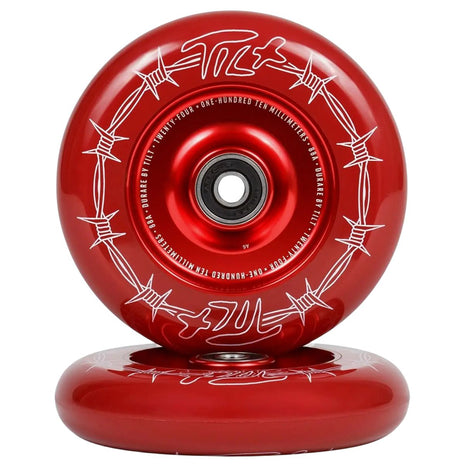 Kółka Tilt Durare Barbed Crimson 110mm - 2 Pak
