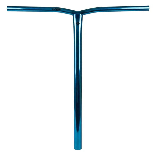 Kierownica Union Uniq Bend Standard 620mm Chrome Blue